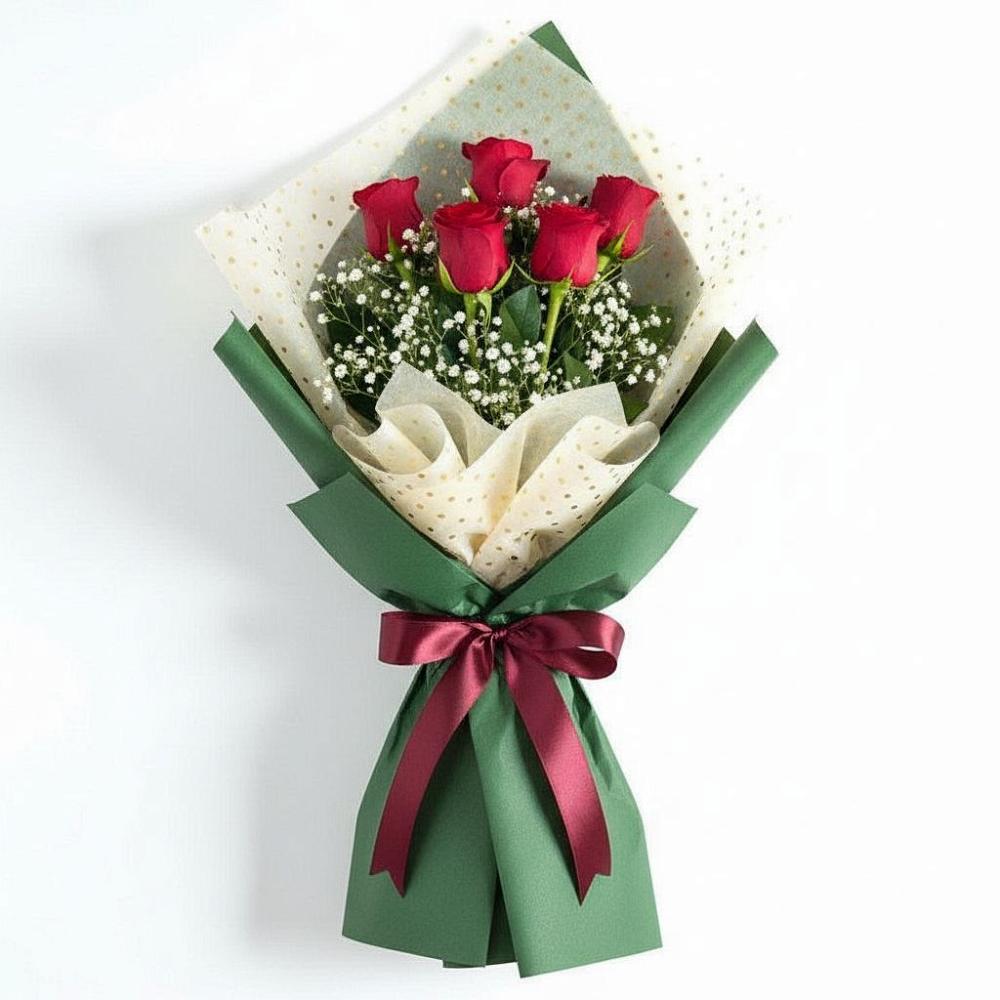 Букет цветов из: Розы в Малиновом озере