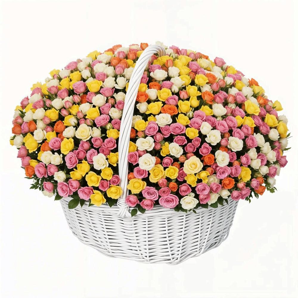 Премиум букет из: Розы в Малиновом озере