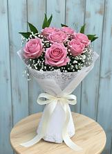 Букет цветов из:  Розы в Малиновом озере