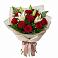 Букет цветов из: Лилии и Розы в Малиновом озере