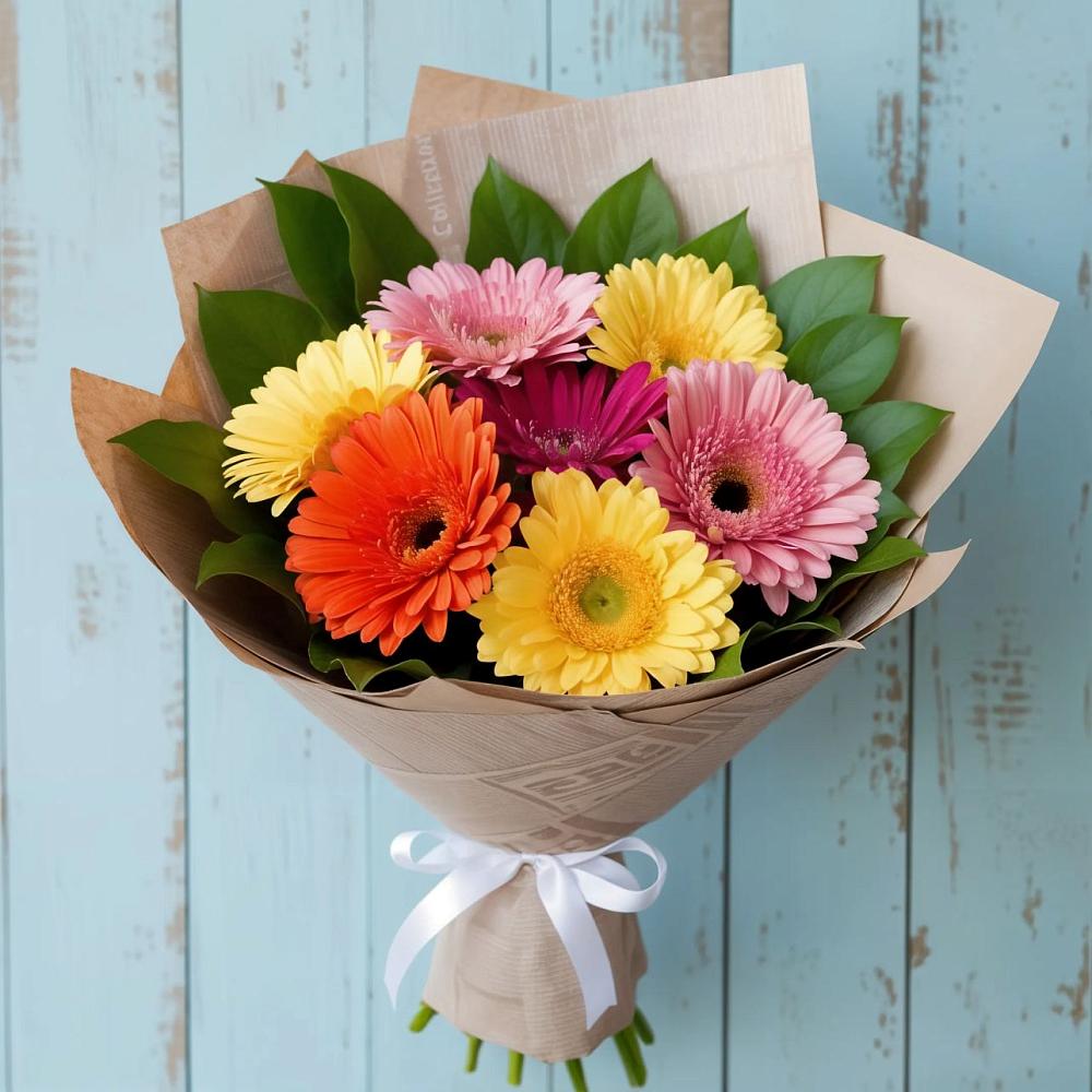 Букет цветов из: Герберы в Малиновом озере