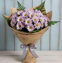 Букет цветов из:  Хризантемы в Малиновом озере
