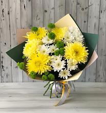 Букет цветов из:  Хризантемы в Малиновом озере