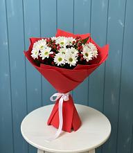 Букет цветов из:  Хризантемы в Малиновом озере