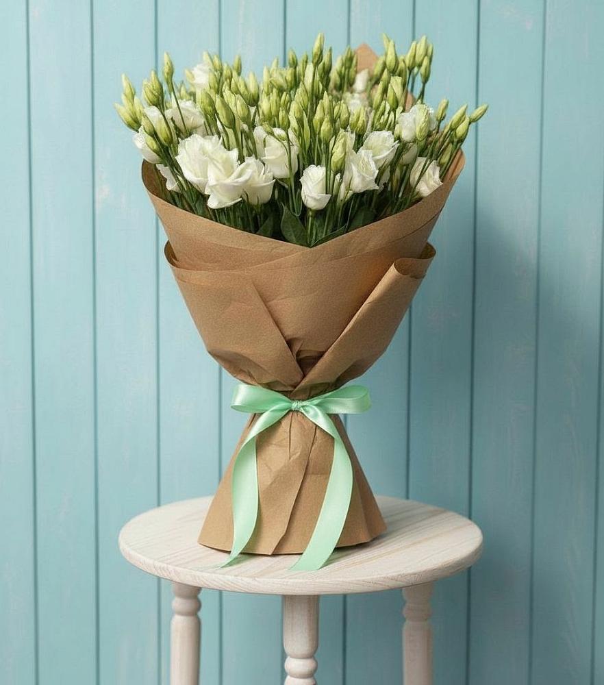 Букет цветов из: Лизиантусы в Малиновом озере