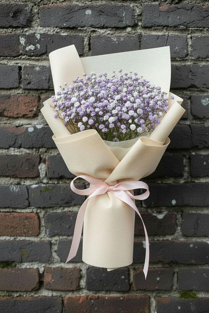 Букет цветов из: Гипсофила в Малиновом озере