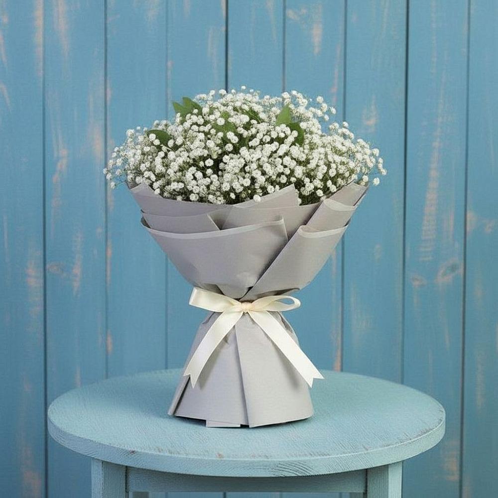 Букет цветов из: Гипсофила в Малиновом озере