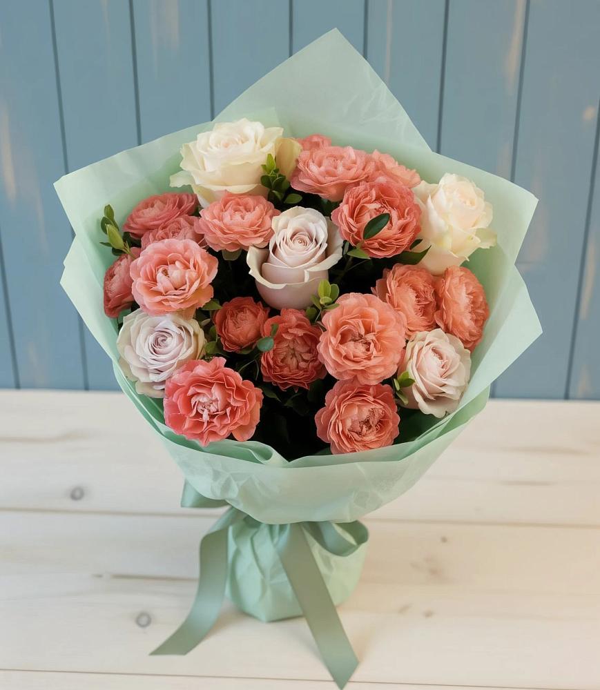 Букет цветов из: Розы в Малиновом озере