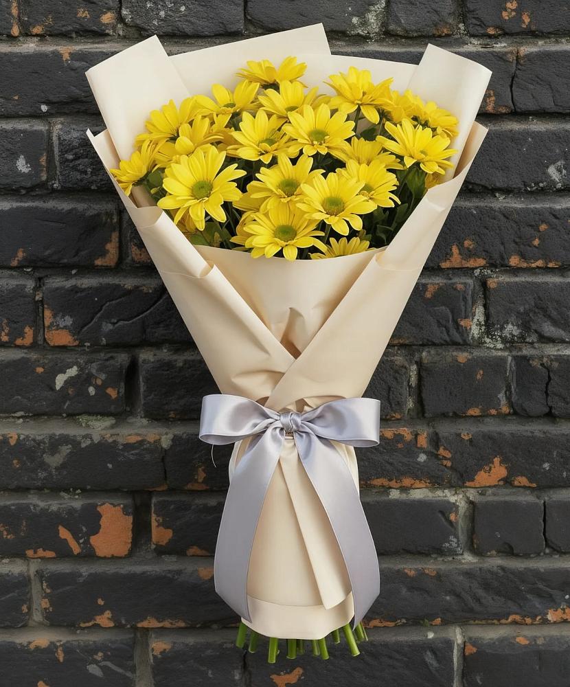 Букет цветов из: Хризантемы в Малиновом озере