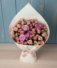 Букет цветов из:  Розы #REPLACE_PRED# Малиновом озере